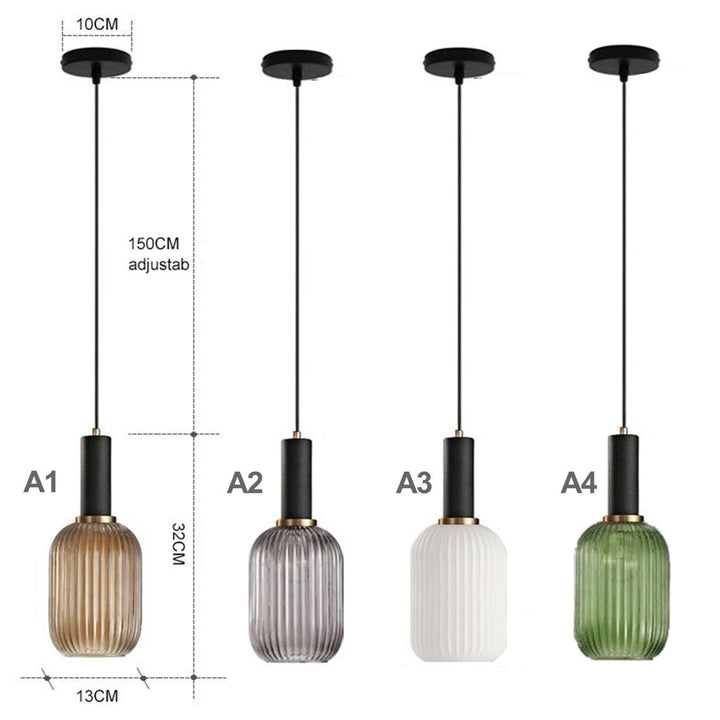 Best new Glass Pendant Fixture Ceiling Light Shade Full Colours [No Bulbs]