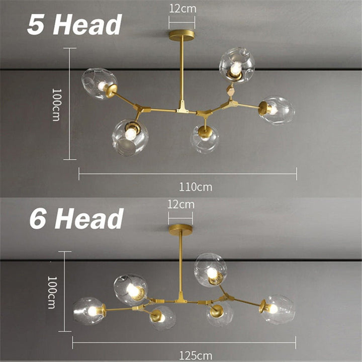 BEST NEW Glass Pendant Led Fixture Hanging Lights Shade Four Colours [No Bulbs]