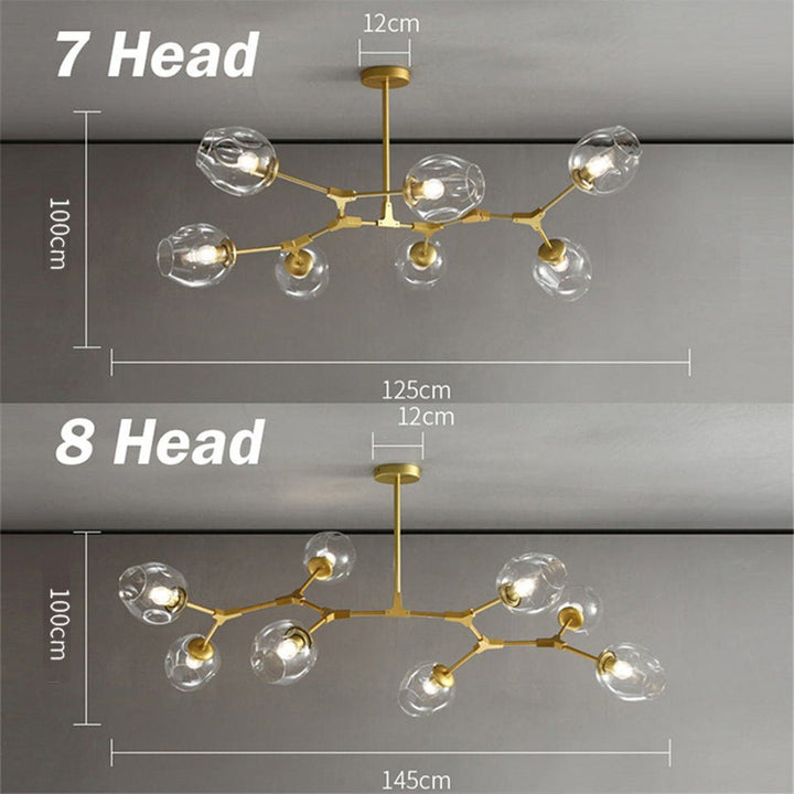 BEST NEW Glass Pendant Led Fixture Hanging Lights Shade Four Colours [No Bulbs]