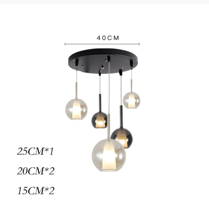 Best new HAZEL Creative Living Room LED Pendant Light P5295