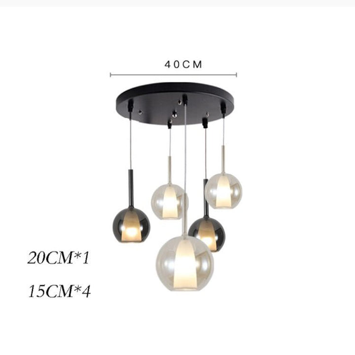 Best new HAZEL Creative Living Room LED Pendant Light P5295