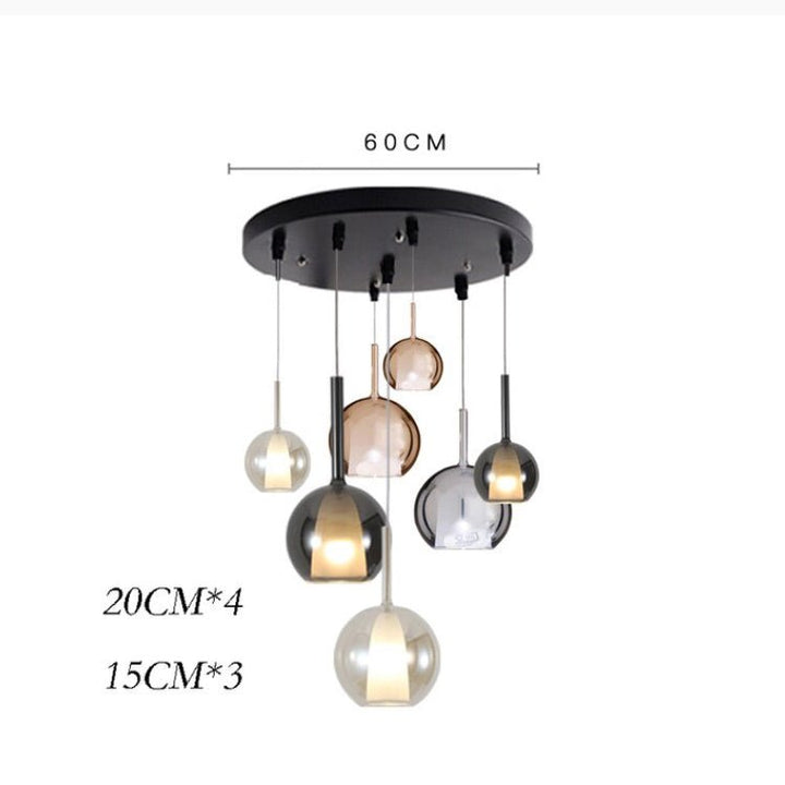 Best new HAZEL Creative Living Room LED Pendant Light P5295