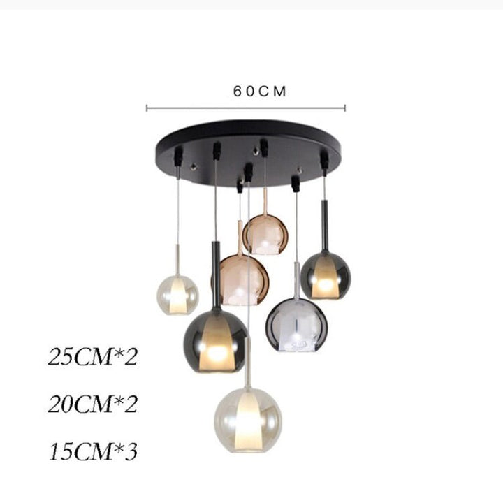 Best new HAZEL Creative Living Room LED Pendant Light P5295