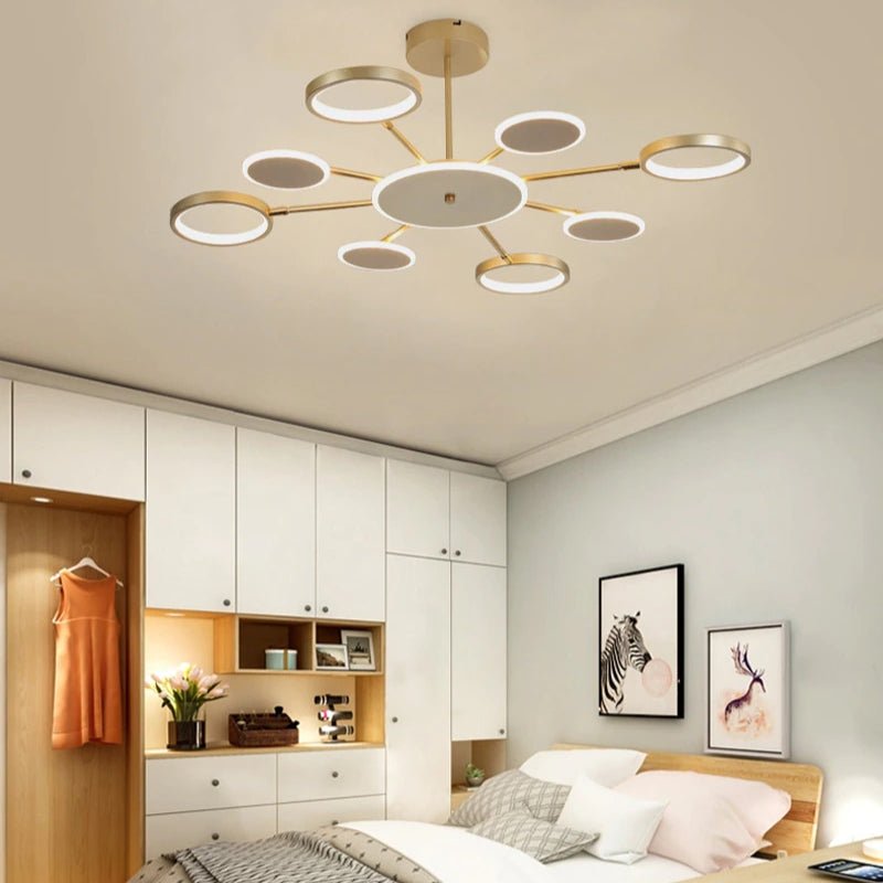 Best new IVANNA Molecular Rings LED Pendant P5092
