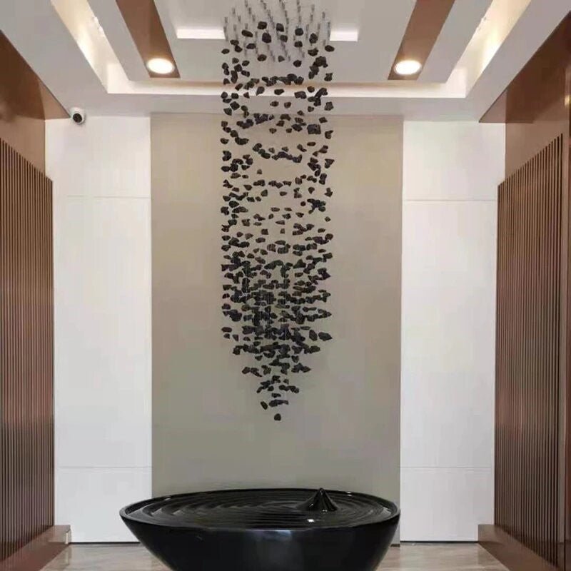 Ifin-black-crystal-staircase-chandelier3