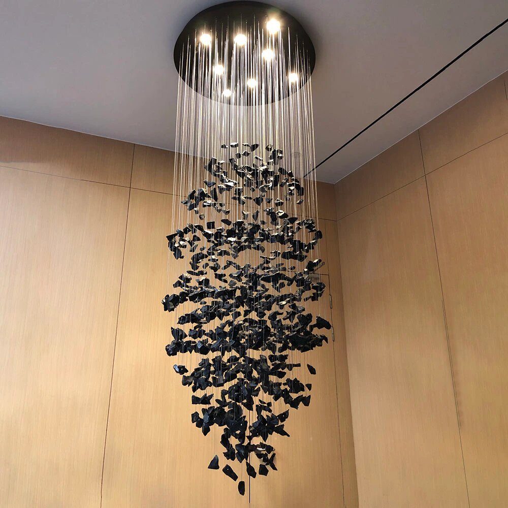 Ifin-black-crystal-staircase-chandelier6