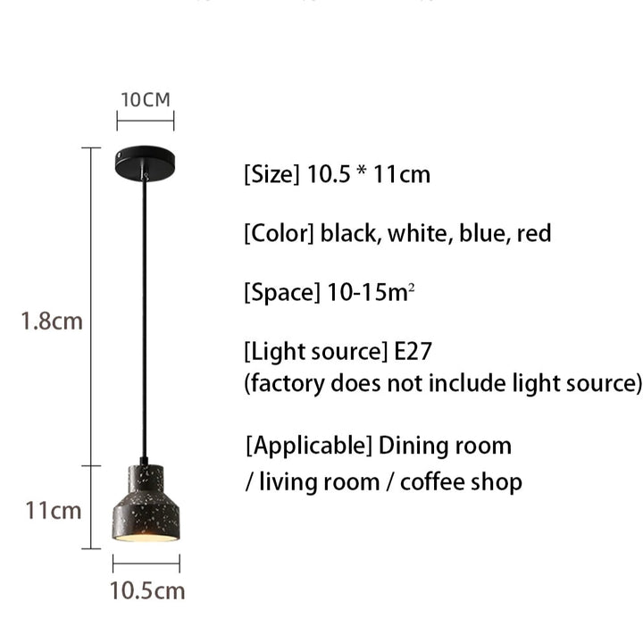 Best new JESS Colorful Minimalist Pendant Light P5174
