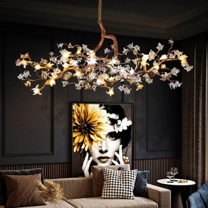 Best new JOHANNA Luxury Crystal Living Room Pendant Light P5234