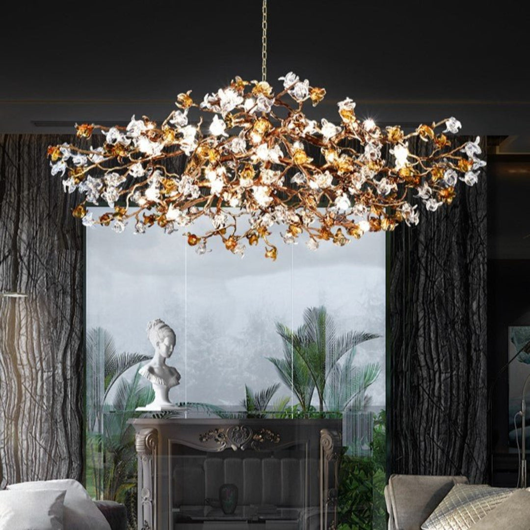 Best new JOHANNA Luxury Crystal Living Room Pendant Light P5234