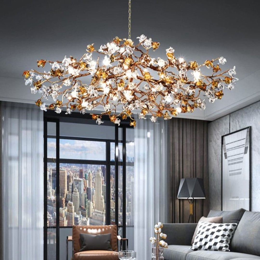 Best new JOHANNA Luxury Crystal Living Room Pendant Light P5234