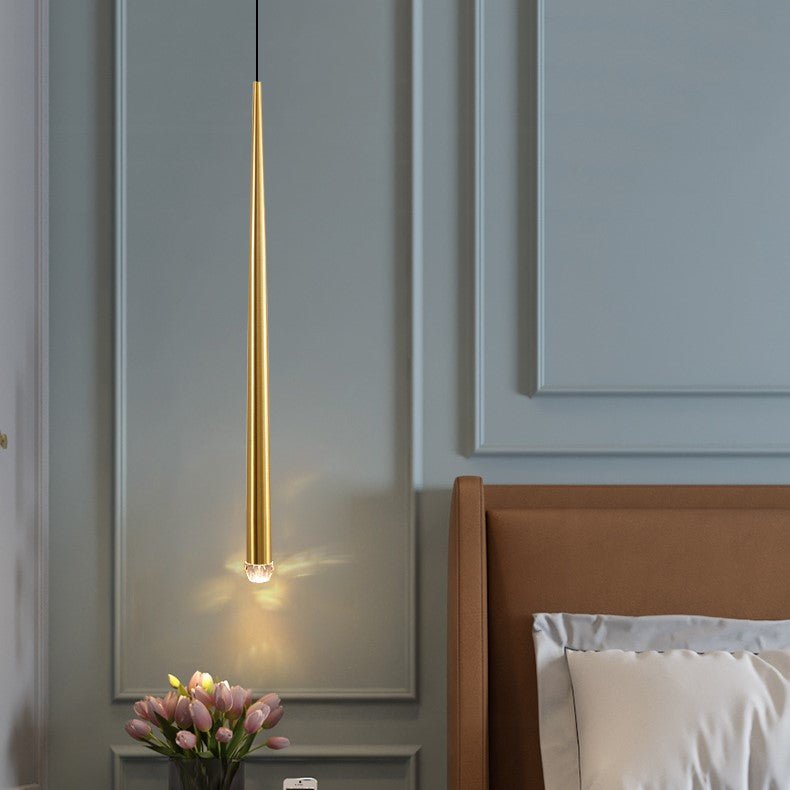 Best new JUNIPER Minimalist Long Bedroom Pendant Light P5339