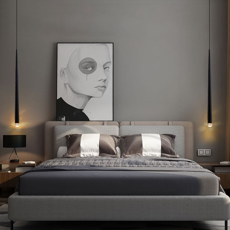 Best new JUNIPER Minimalist Long Bedroom Pendant Light P5339