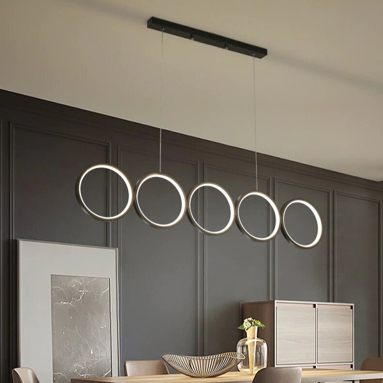 Best new KAT Dining Room Ring Modern Pendant Light P5247