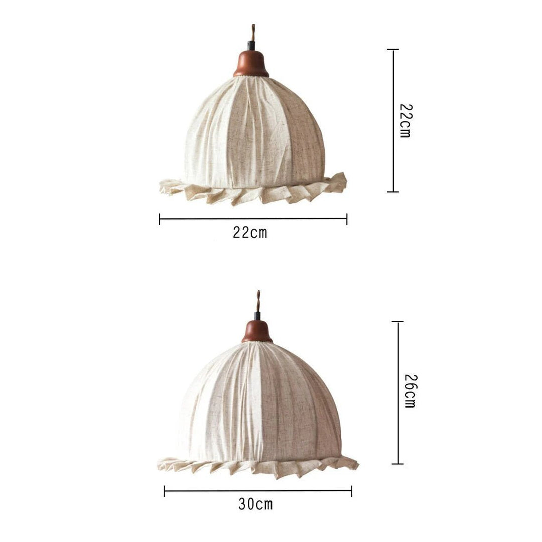 Best new LAURA Vintage Cotton Living Room Pendant Light P5285