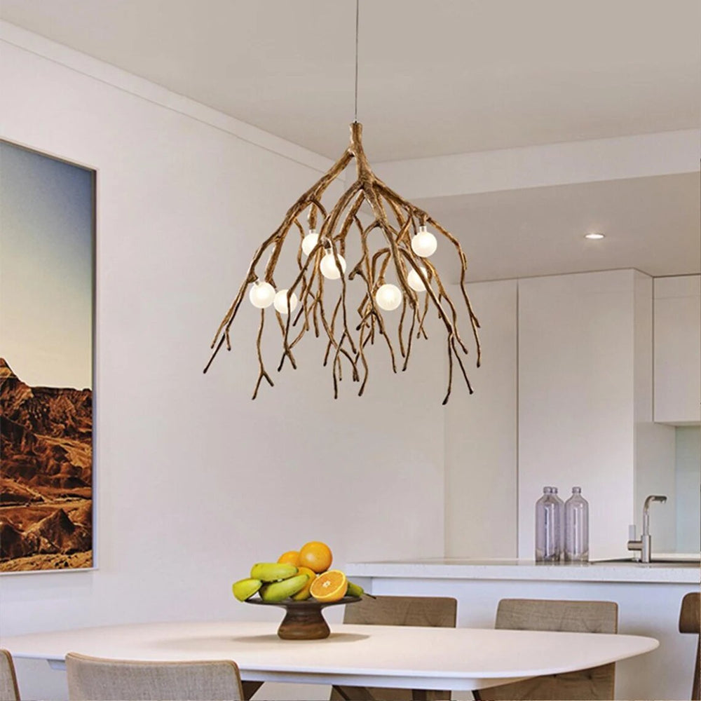 Best new LEIGH Modern Wood Art Living Room Pendant Light P5249
