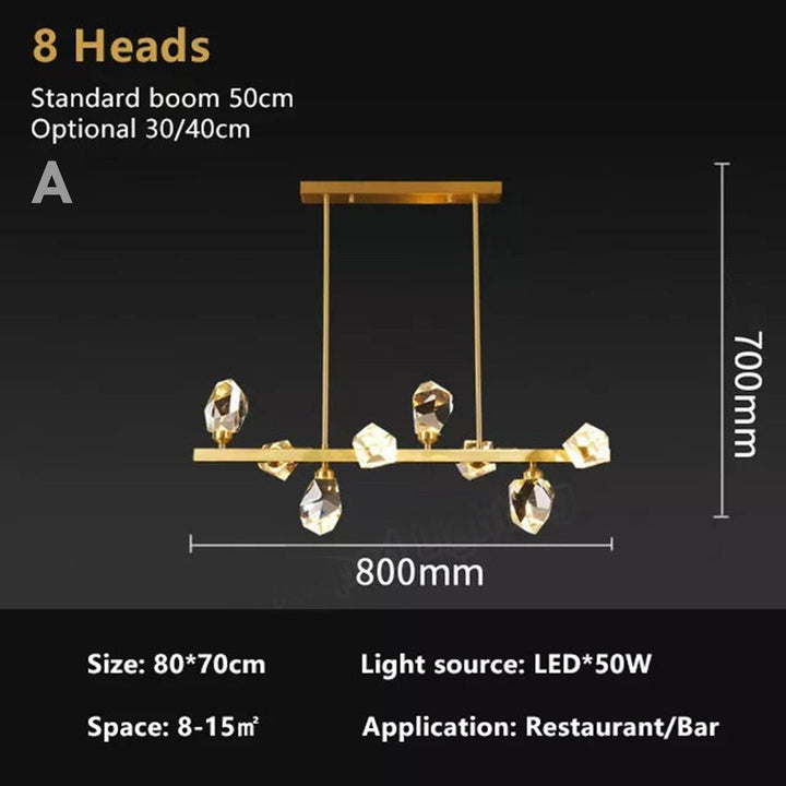 Best new LEILANI Copper Crystal Chandelier Shades Home Decor Pendant Light