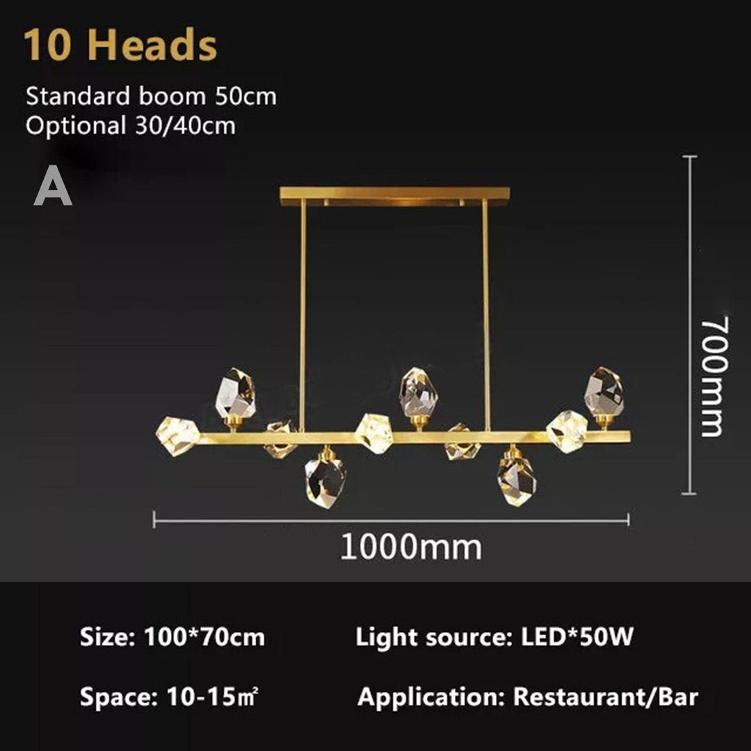 Best new LEILANI Copper Crystal Chandelier Shades Home Decor Pendant Light