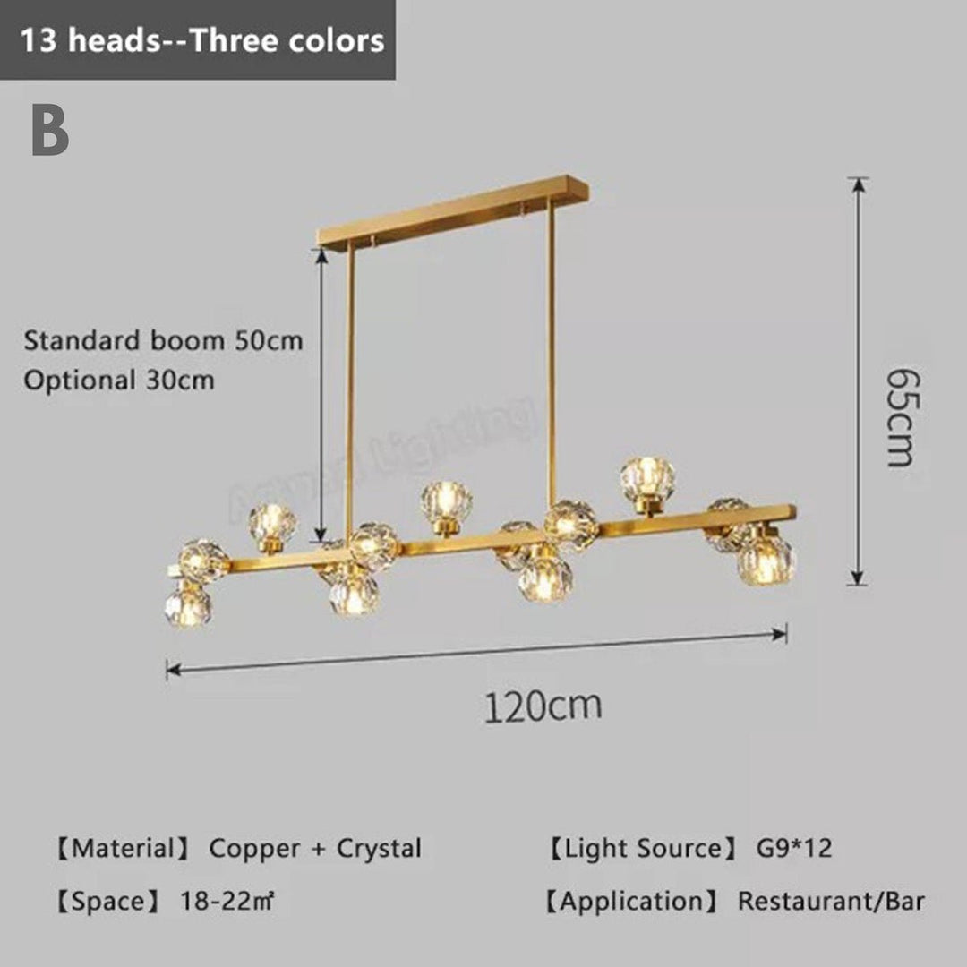 Best new LEILANI Copper Crystal Chandelier Shades Home Decor Pendant Light