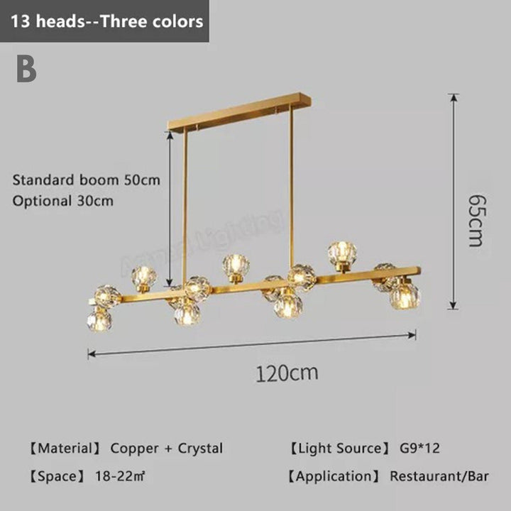 Best new LEILANI Copper Crystal Chandelier Shades Home Decor Pendant Light