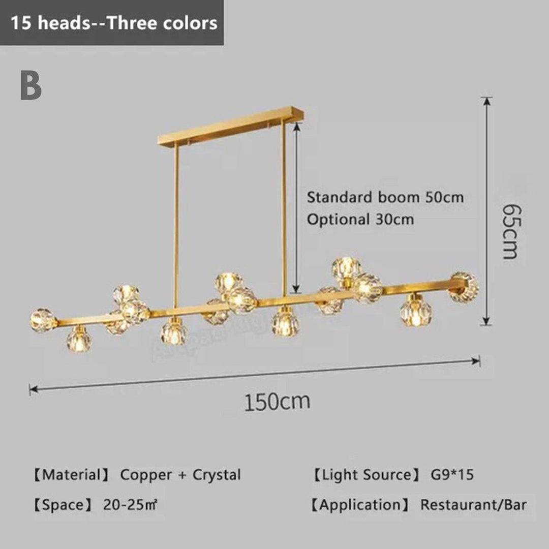Best new LEILANI Copper Crystal Chandelier Shades Home Decor Pendant Light