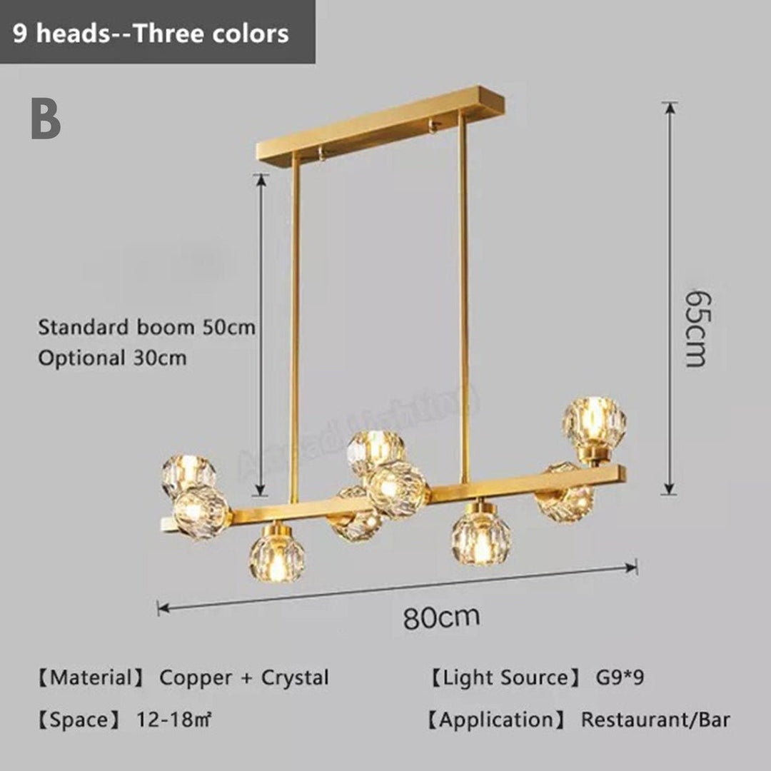 Best new LEILANI Copper Crystal Chandelier Shades Home Decor Pendant Light