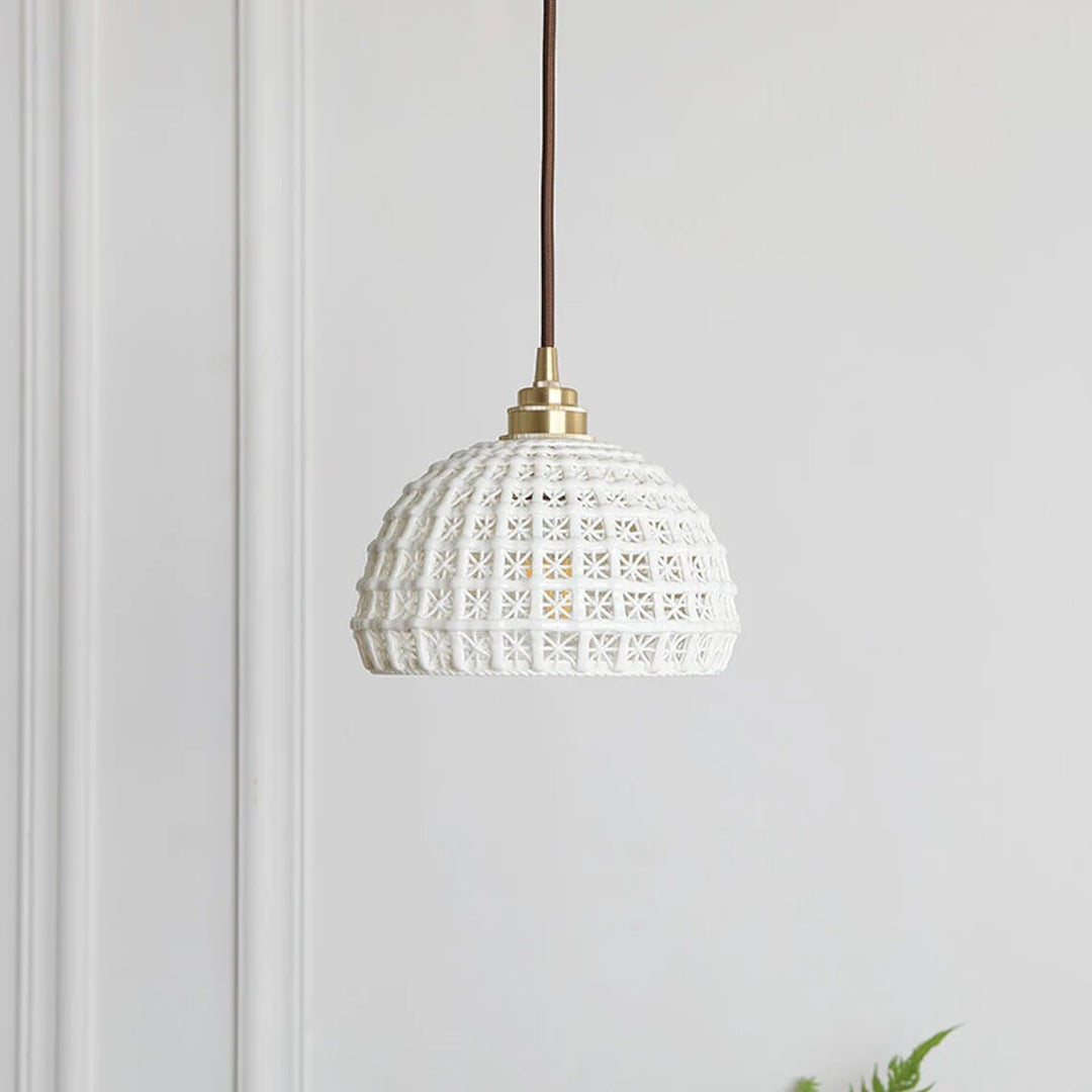 Best new LOLA Unique Ceramic Bedroom Colorful Pendant Light P5277