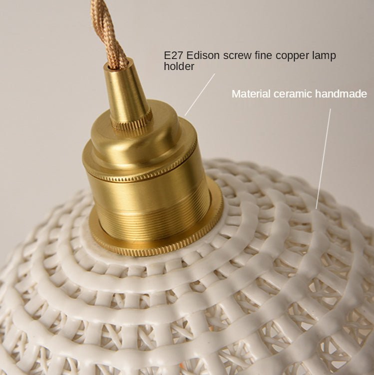 Best new LOLA Unique Ceramic Bedroom Colorful Pendant Light P5277