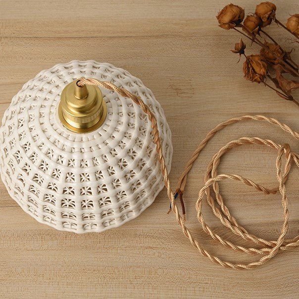 Best new LOLA Unique Ceramic Bedroom Colorful Pendant Light P5277