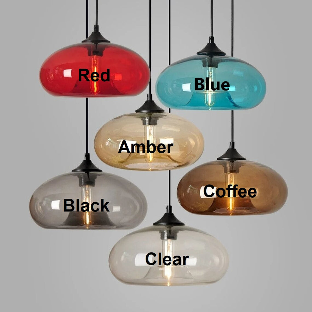 Best new LUCIANA Glass Colorful Modern Pendant Light P5275