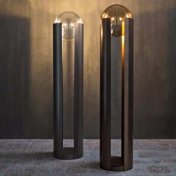 Best new LUNA GRANDE Nordic Postmodern Crystal Decor Lighting Copper LED Floor Lamp