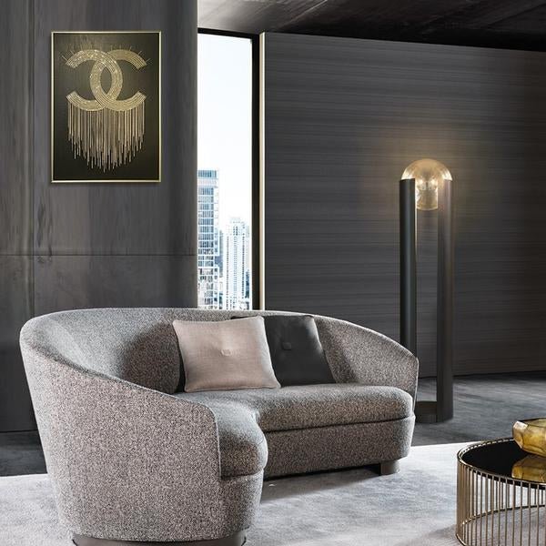 Best new LUNA GRANDE Nordic Postmodern Crystal Decor Lighting Copper LED Floor Lamp