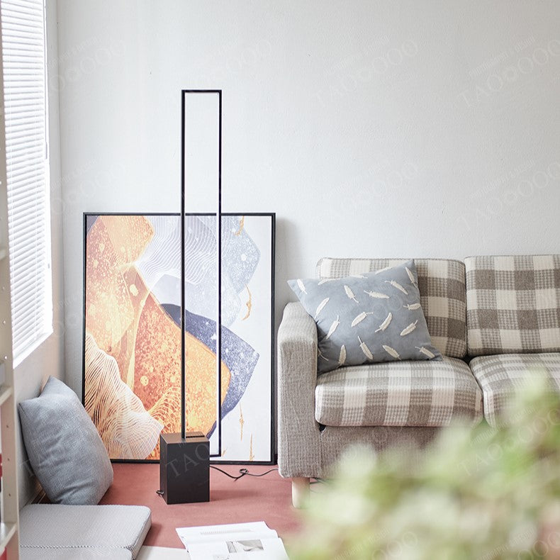 Best new MARINA Rectangle Minimalist Floor Lamp F5374