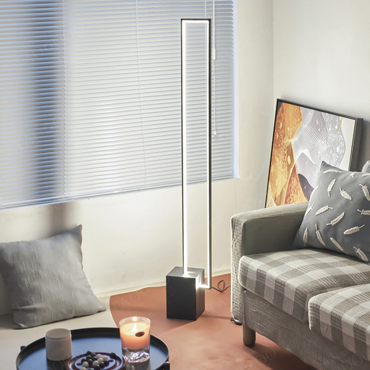 Best new MARINA Rectangle Minimalist Floor Lamp F5374
