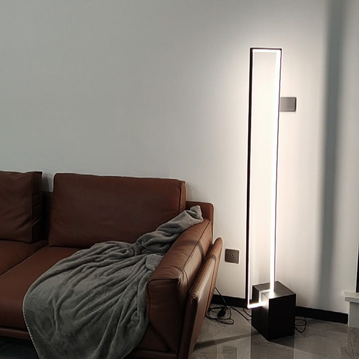 Best new MARINA Rectangle Minimalist Floor Lamp F5374