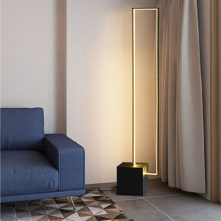 Best new MARINA Rectangle Minimalist Floor Lamp F5374