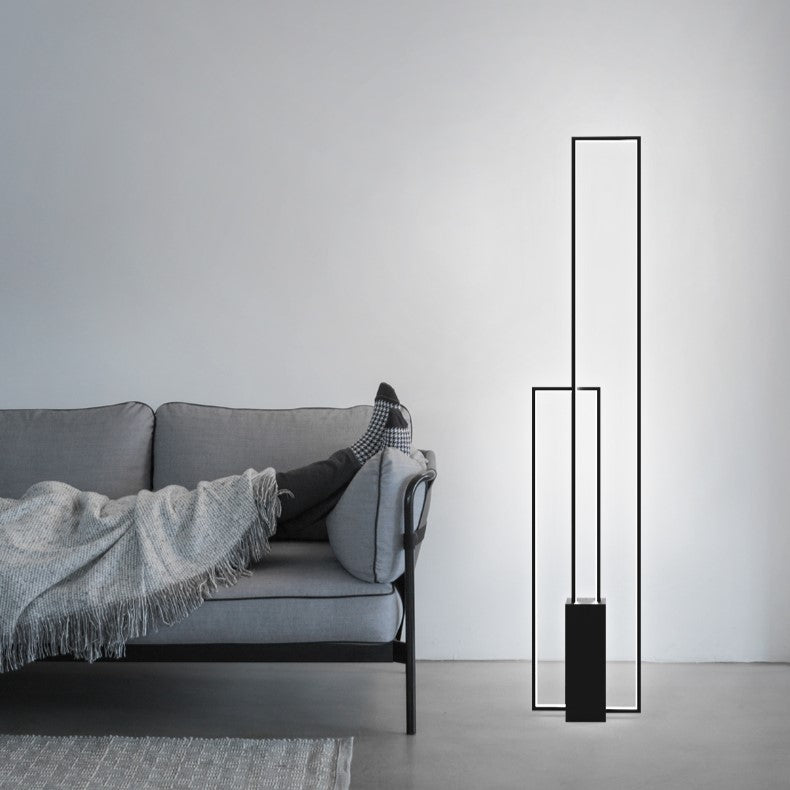 Best new MARINA Rectangle Minimalist Floor Lamp F5374