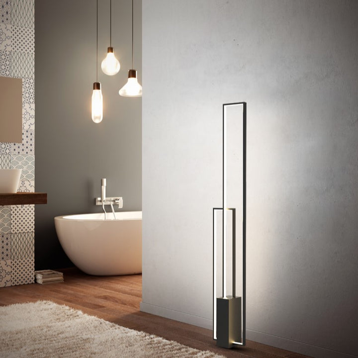 Best new MARINA Rectangle Minimalist Floor Lamp F5374