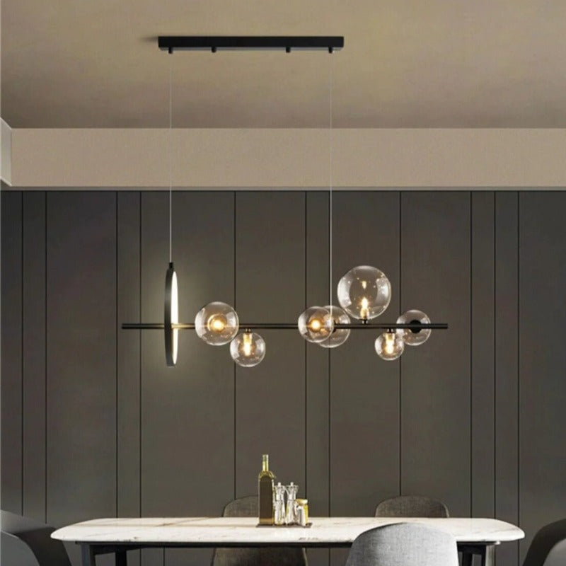 Best new Modern Ceiling Industrial Rustic Iron Glass Bubble Unique Pendant Light