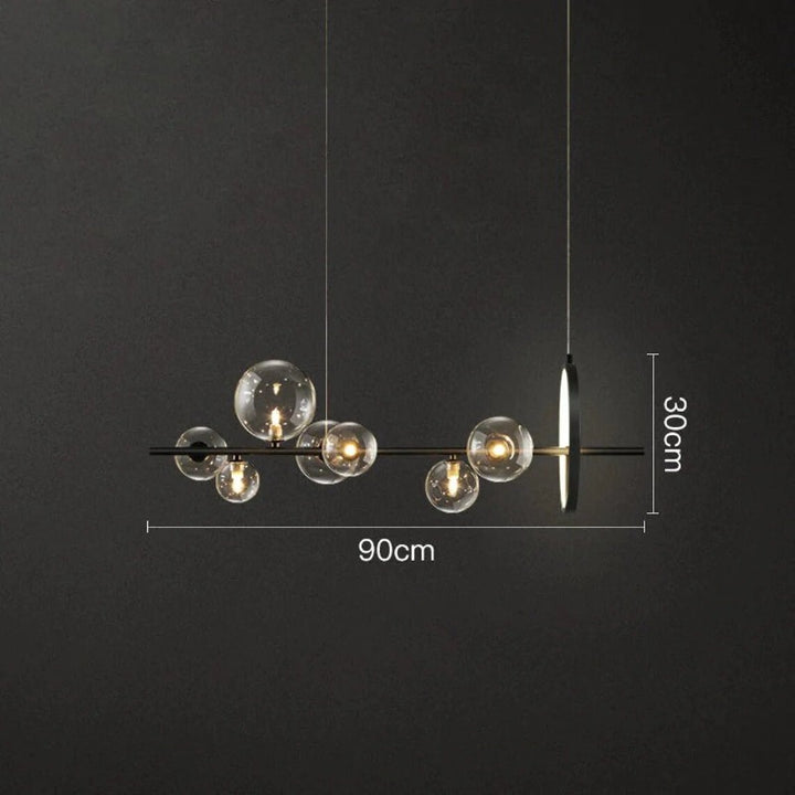 Best new Modern Ceiling Industrial Rustic Iron Glass Bubble Unique Pendant Light