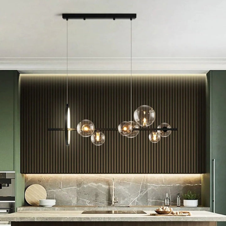 Best new Modern Ceiling Industrial Rustic Iron Glass Bubble Unique Pendant Light