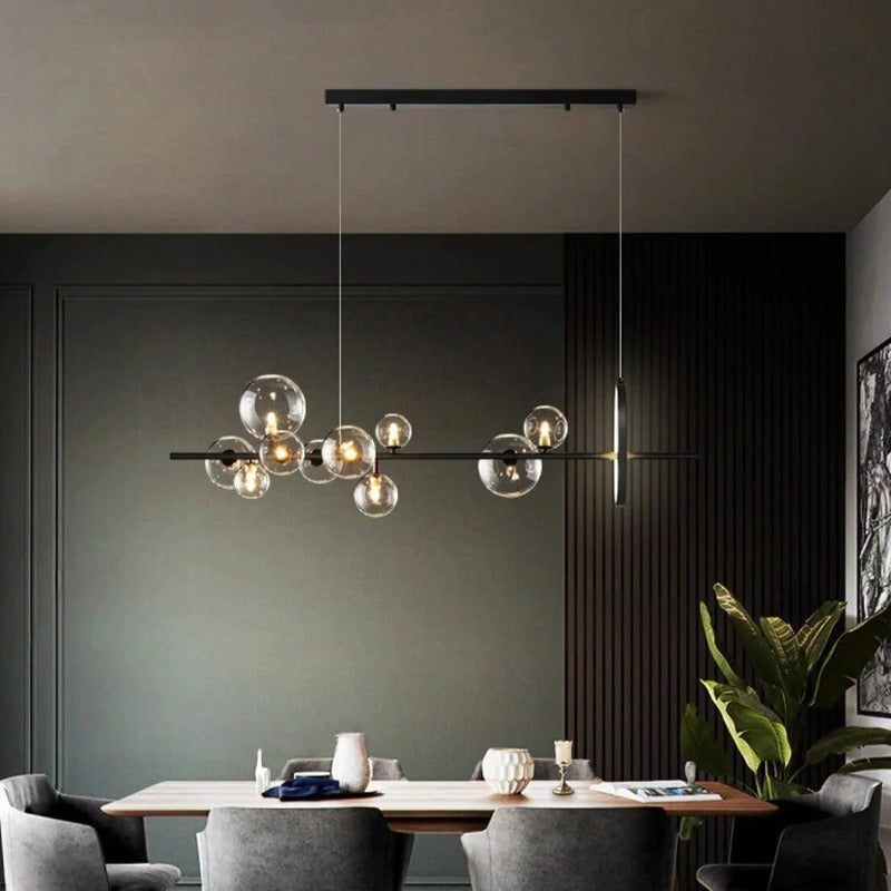 Best new Modern Ceiling Industrial Rustic Iron Glass Bubble Unique Pendant Light