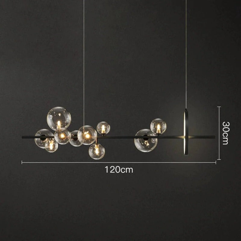 Best new Modern Ceiling Industrial Rustic Iron Glass Bubble Unique Pendant Light