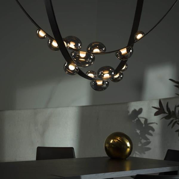 Best new Modern Creative Chandelier Glass Decor Living Room Lamp New Design LED Light