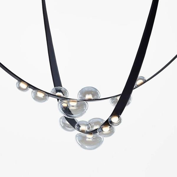 Best new Modern Creative Chandelier Glass Decor Living Room Lamp New Design LED Light