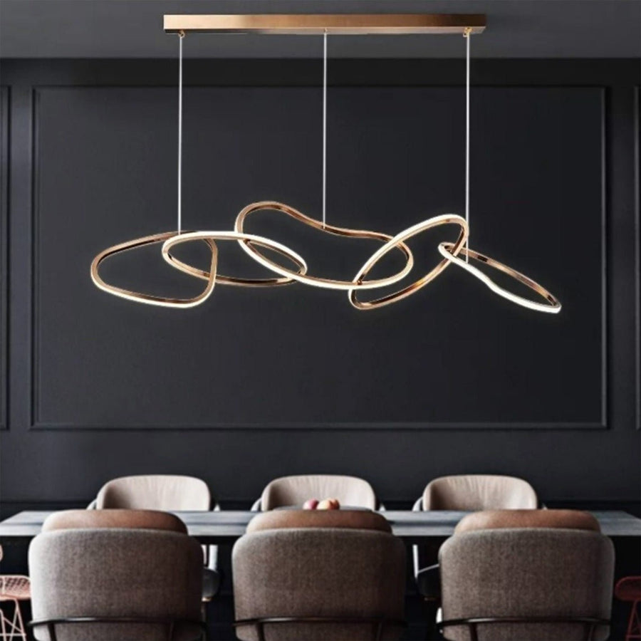 Best new Modern Minimalist Soft Curves Kitchen Home Decor Ceiling Led Light