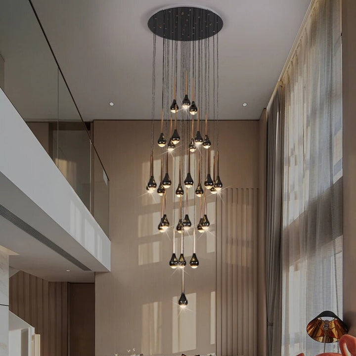 Best new NICOLE Long Staircase Home Decor Chandelier P5394