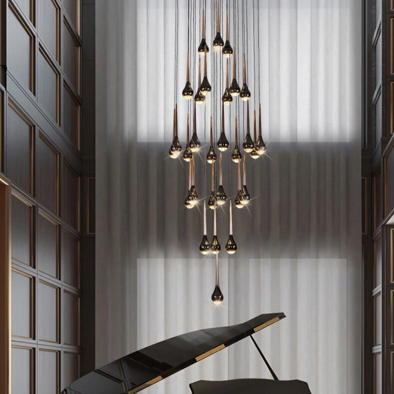 Best new NICOLE Long Staircase Home Decor Chandelier P5394