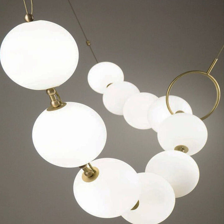 Best new PEARLIES Led Ceiling Fixture Glass Necklaces Globes Pendant Light