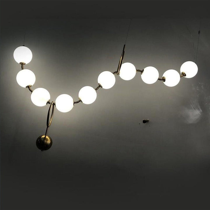 Best new PEARLIES Led Ceiling Fixture Glass Necklaces Globes Pendant Light