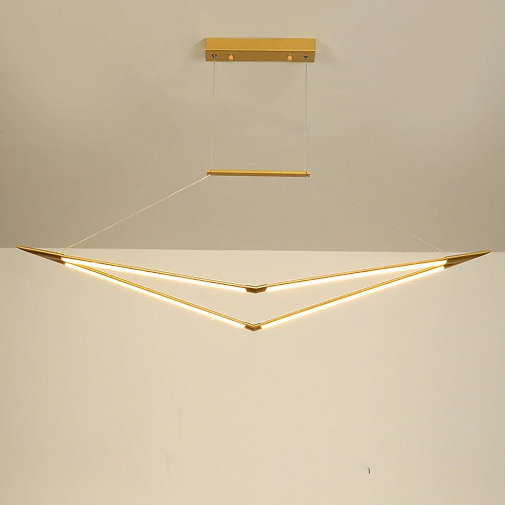 Best new RITA Rectangle Creative LED Pendant P5089